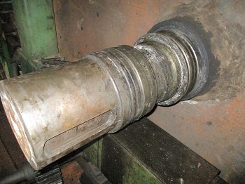 纸机烘缸轴磨损在线修复技术