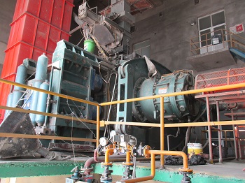 gyj140-65辊压机轴承位磨损在线修复