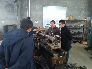 电机轴轴承位磨损机加工修复