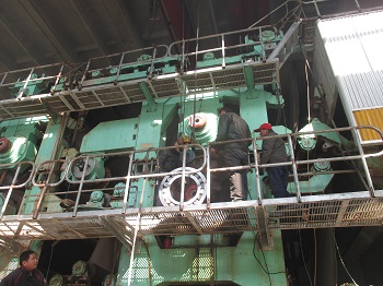 纸机压榨辊轴磨损在线修复