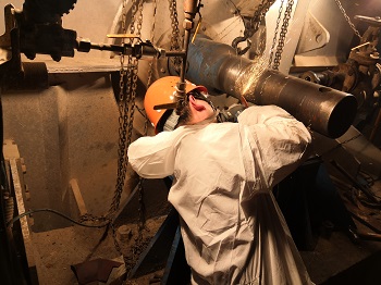 风机轴表面磨损修复【工装法】