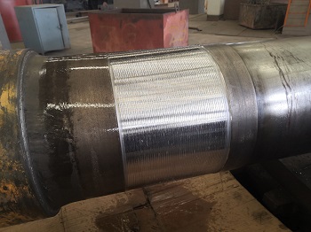 压力机轴磨损机加工工艺修复