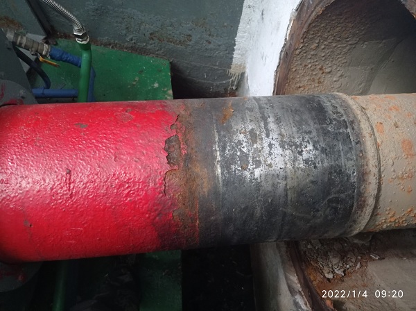 排涝泵轴封位腐蚀磨损严重出现漏水