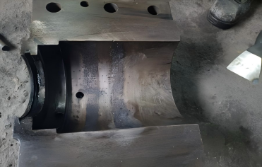 以后造气风机轴承室磨损了就这么修