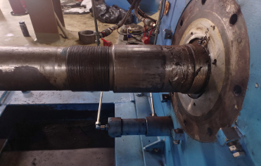 压榨机主轴磨损,原来是靠这门技术