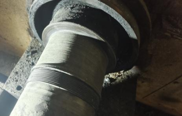 快来看!干燥机轴磨损后是这么修的