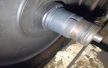 烘缸轴承位磨损了怎么办?